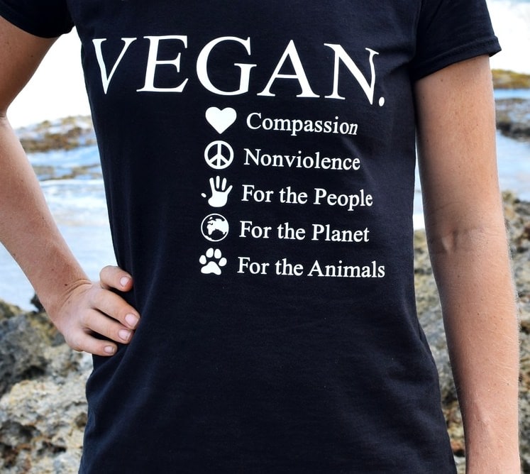 Gründe vegan zu leben T-shirt