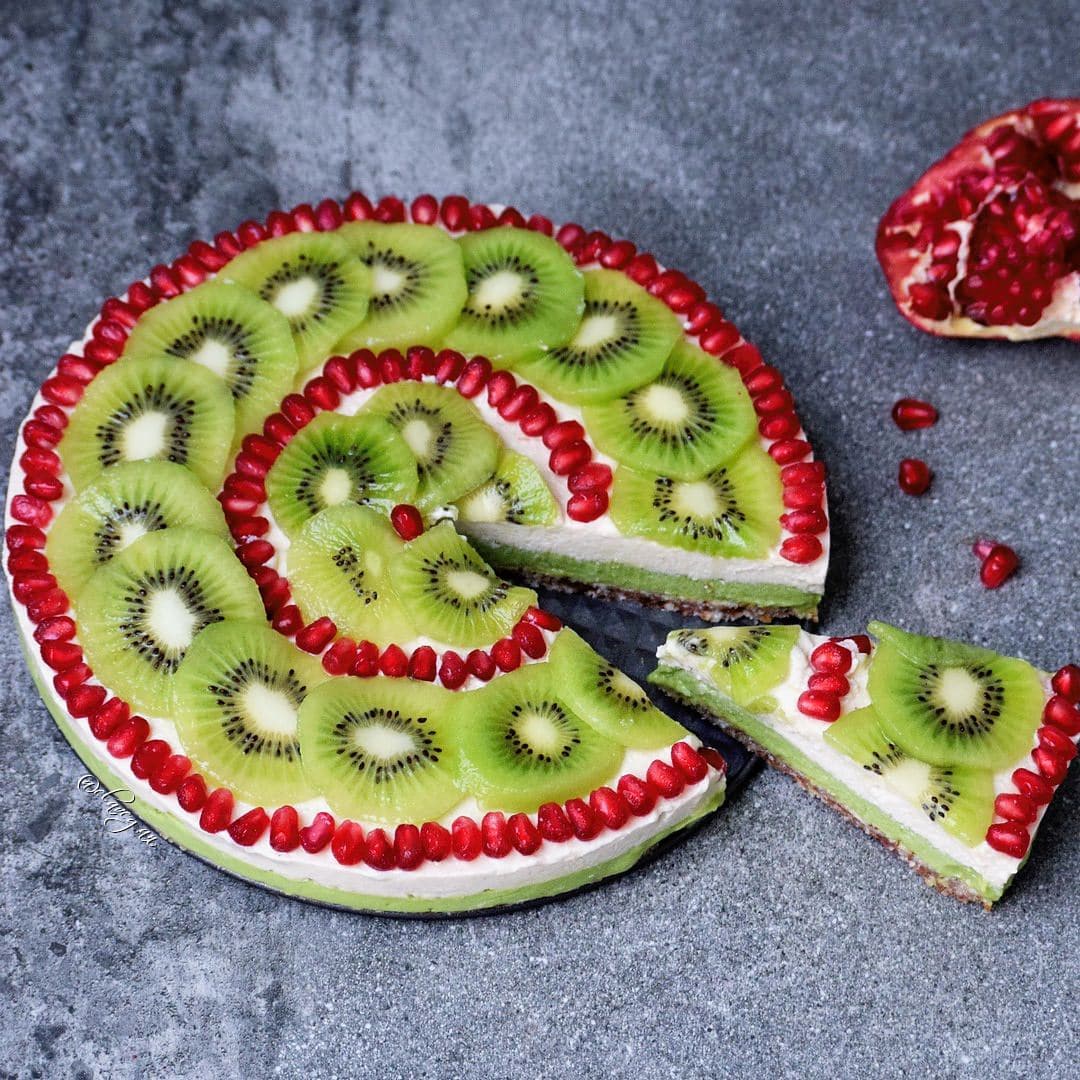 Fruchtiger Kuchen ohne zu backen | vegan, gf - Elavegan