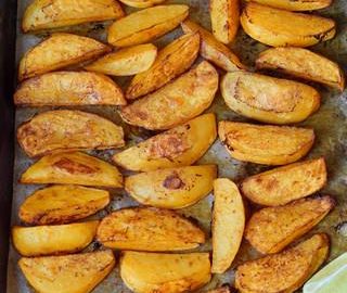 Kartoffelecken aus dem Ofen