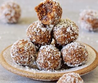 vegane 5-Minuten Energiekugeln glutenfrei nussfrei