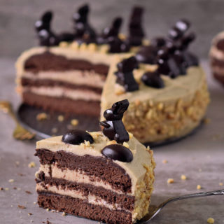 Erdnussbutter-Schokoladen-Torte