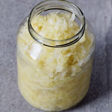 Sauerkraut selber machen im Einmachglas