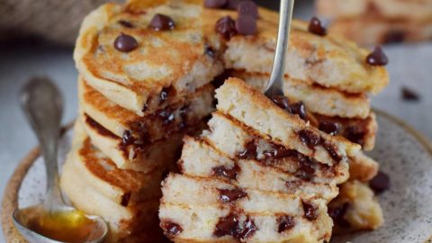 vegane schokodrop pfannkuchen ohne ei