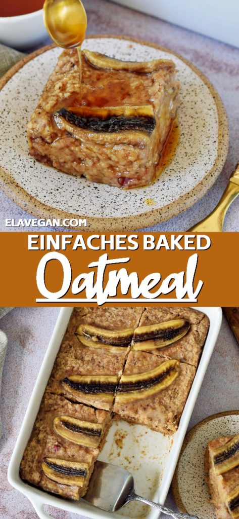 Pinterest Collage Einfaches Baked Oatmeal