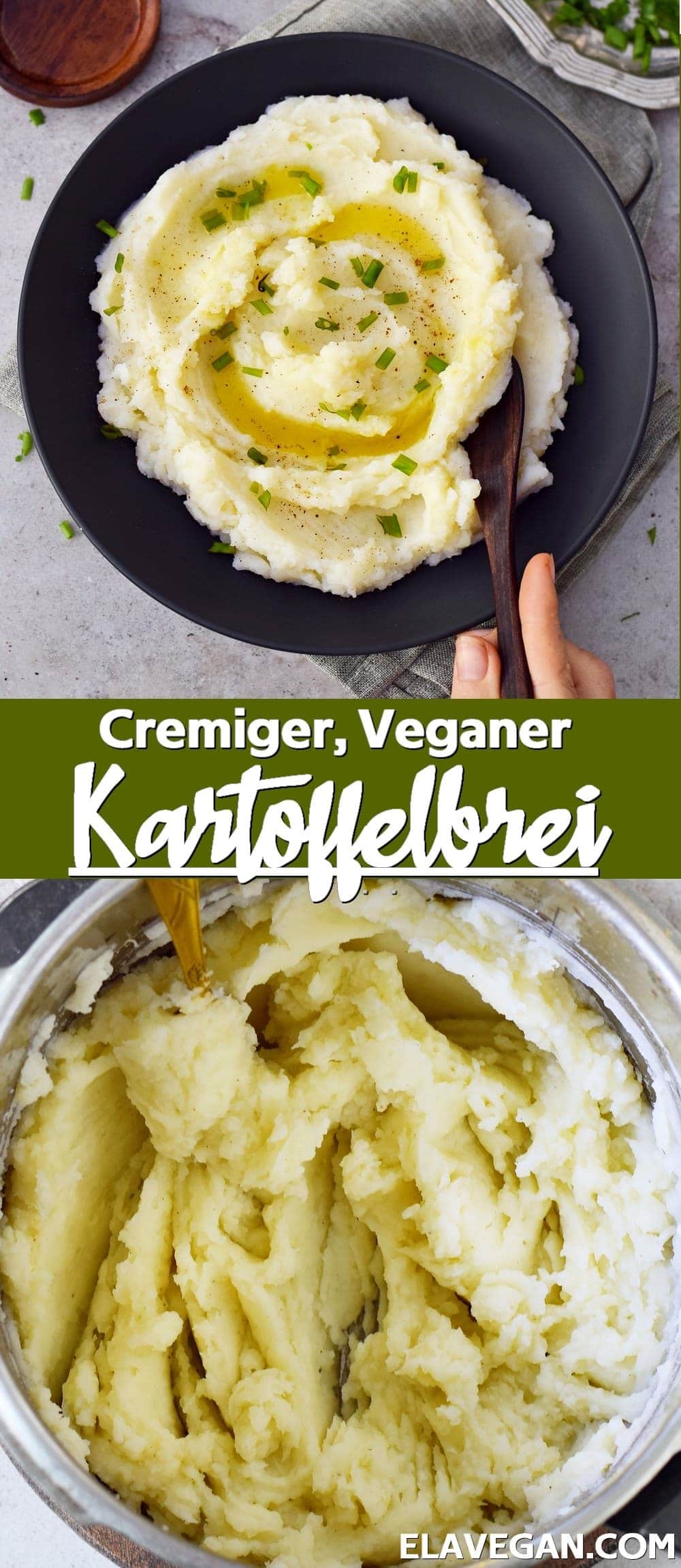 Pinterest Collage veganer Kartoffelbrei