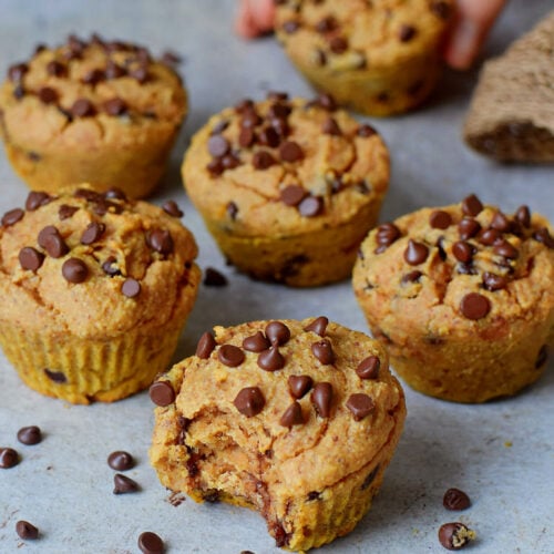 Susskartoffel Muffins Rezept Gesund Vegan Glutenfrei Einfach Elavegan Rezepte 