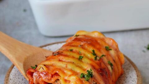 vegane Lasagne Rollen