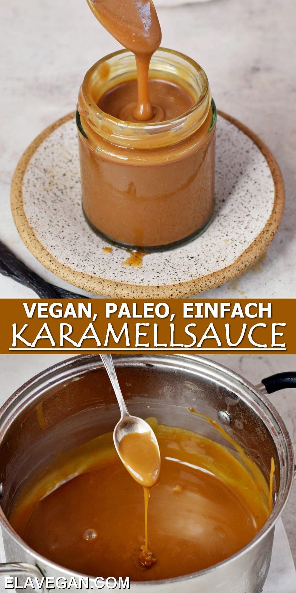 Pinterest Collage Vegan Paleo Einfach Karamellsauce