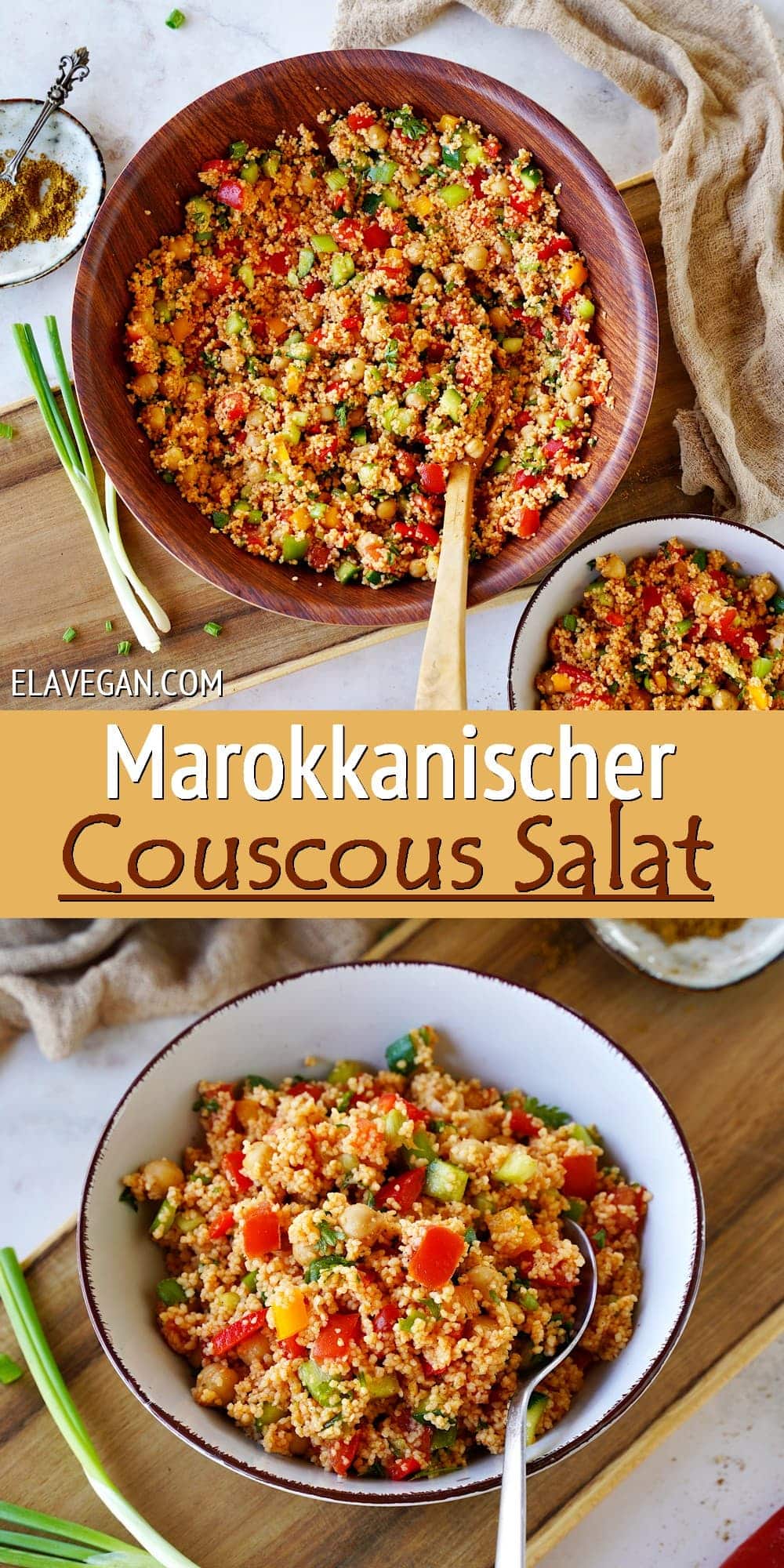 Pinterest Collage Marokkanischer Couscous Salat