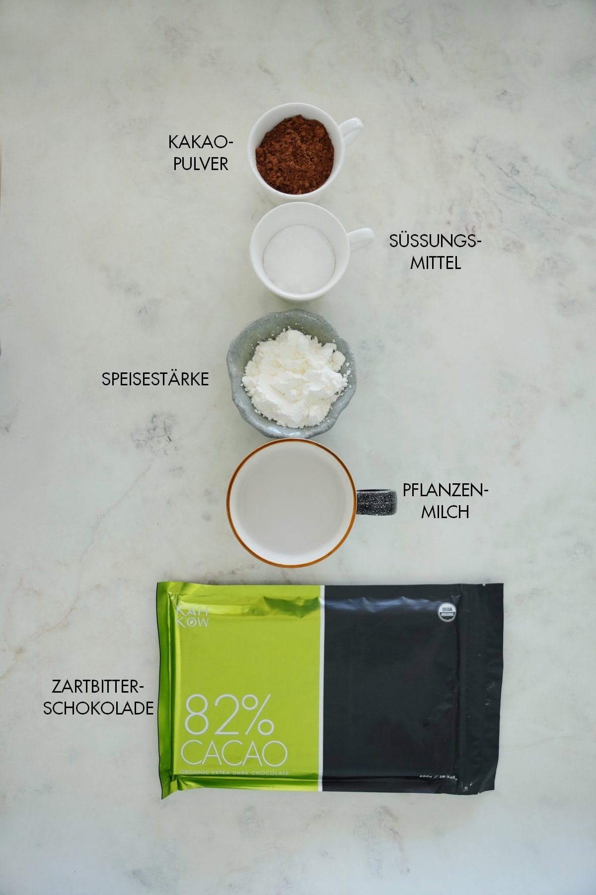 Zutaten Schoko-Puddingkuchen