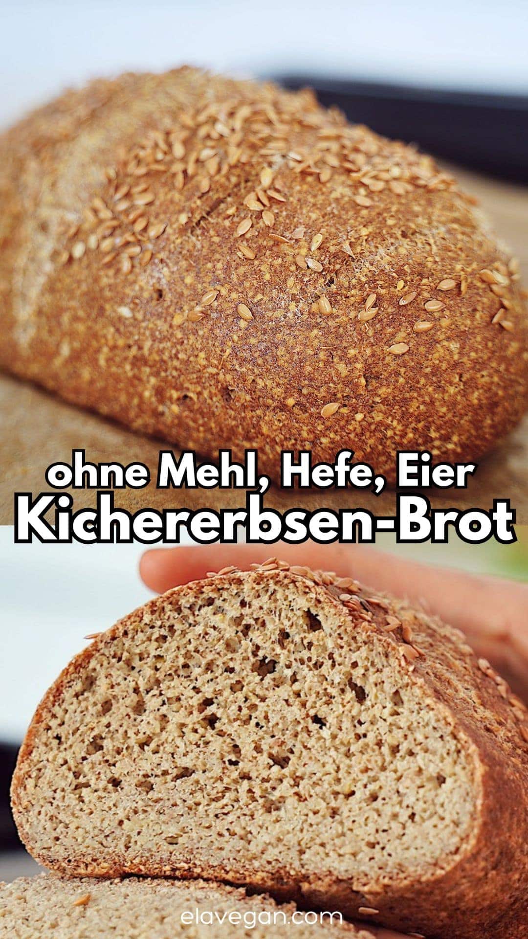 Pinterest Kichererbsen Brot ohne Mehl Hefe Eier