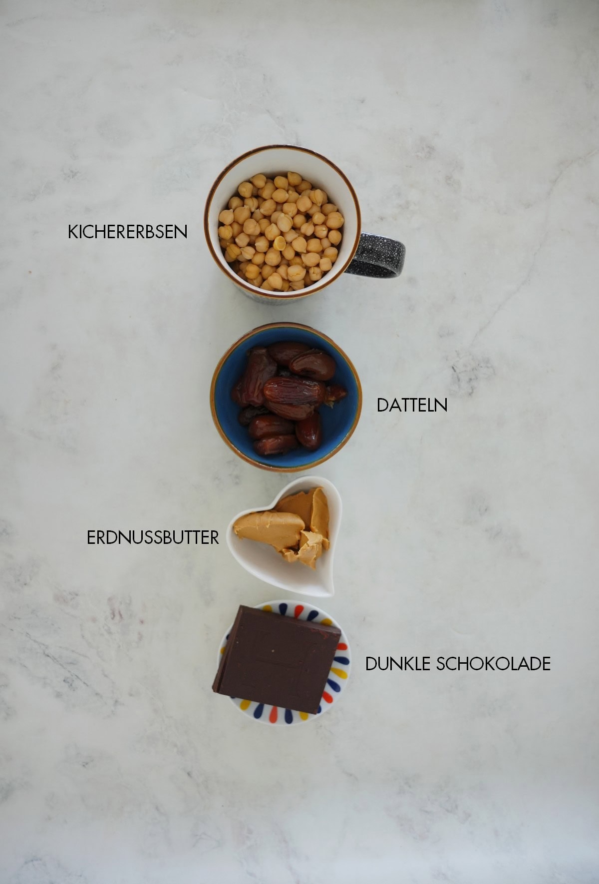 Zutaten Kichererbsen Pralinen