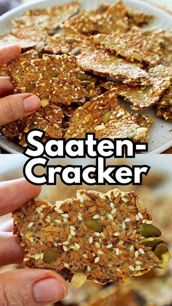 Pinterest collage knusprige Saatencracker