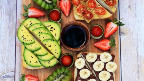 Healthy vegan breakfast ideas three different toast recipes