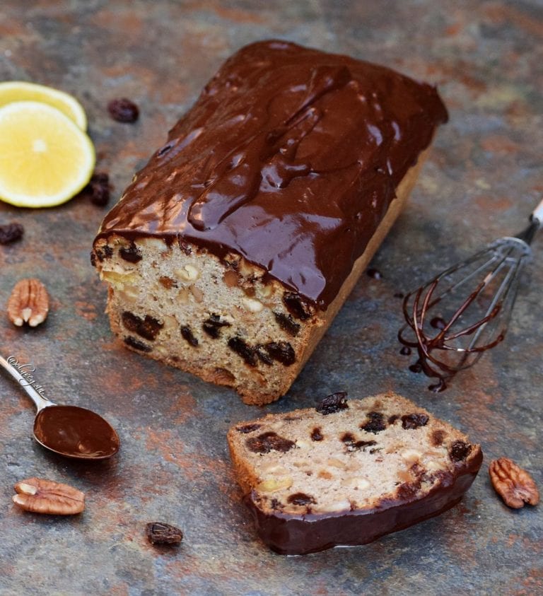 Vegan Fruit Cake With Chocolate Gluten Free Elavegan Recipes