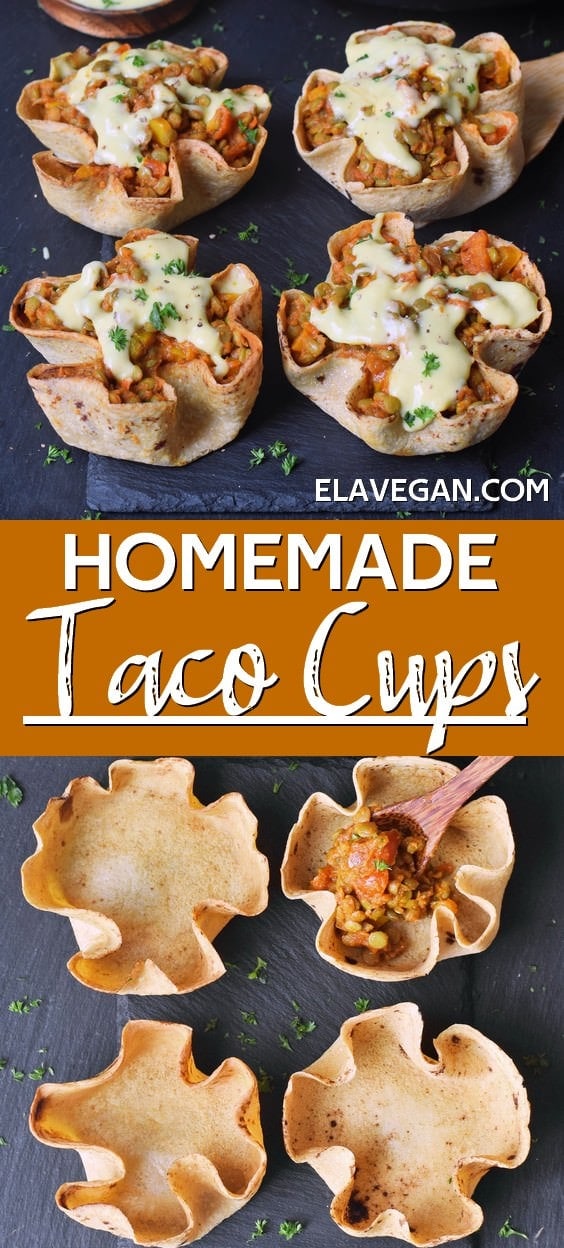 pinterest collage homemade taco cups