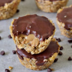 healthy vegan gluten-free breakfast granola cups without peanut butter