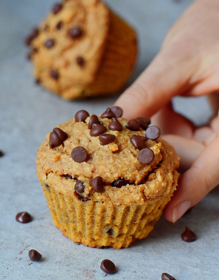 vegan sweet potato muffins with chocolate chips recipe