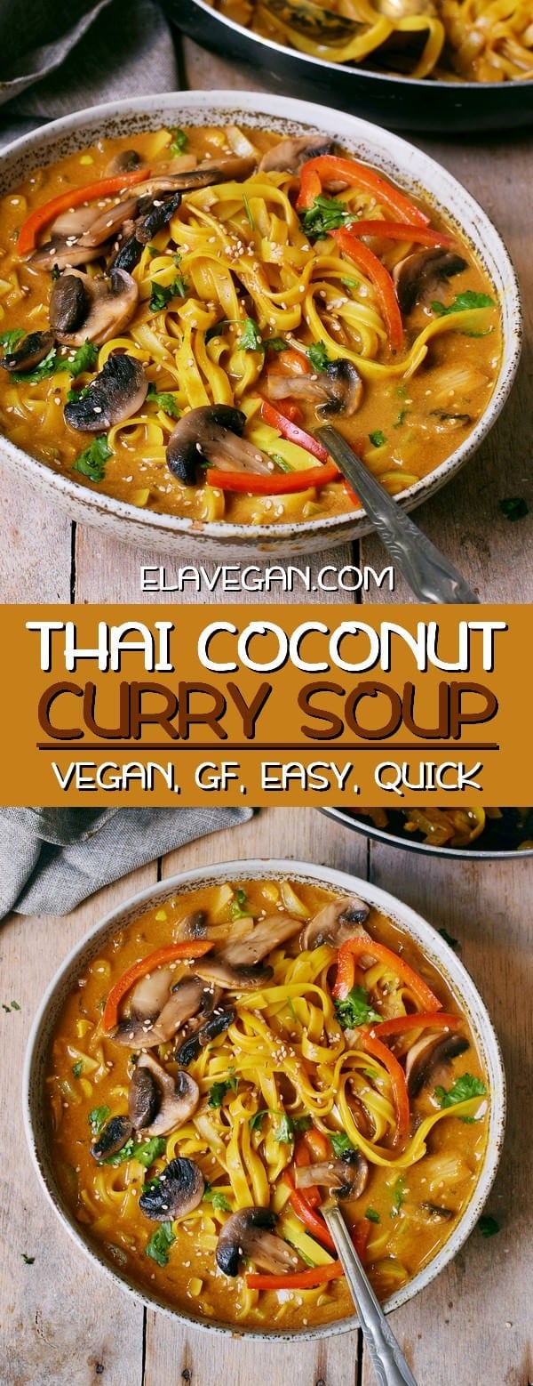 Easy Thai Coconut Curry Soup recipe