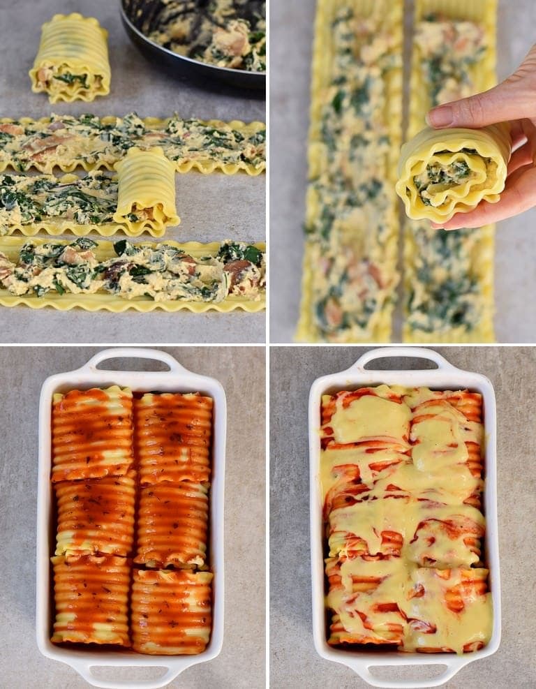 how to make lasagna rolls