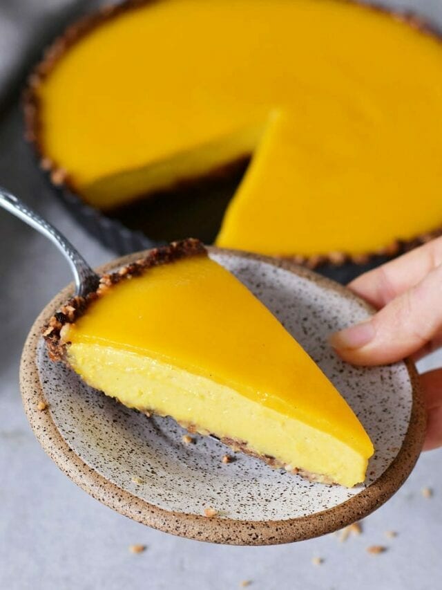 Mango Pie Recipe (Cheesecake Tart)