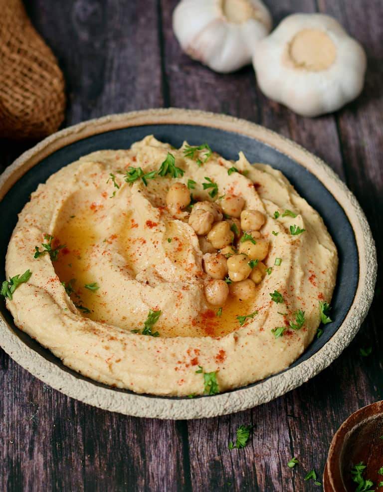 Best Oil Free Hummus Easy Homemade Recipe Elavegan