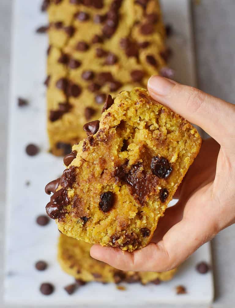breakfast loaf with dairy-free chocolate chips