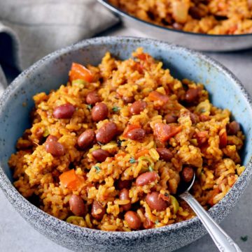 spanish rice and beans - vegan dinner recipes
