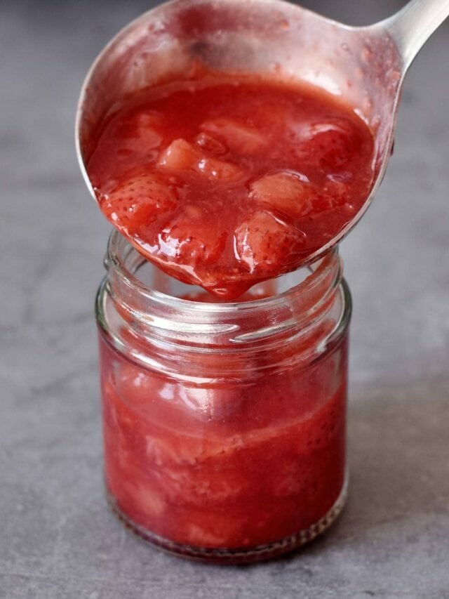 Strawberry Compote Or Sauce