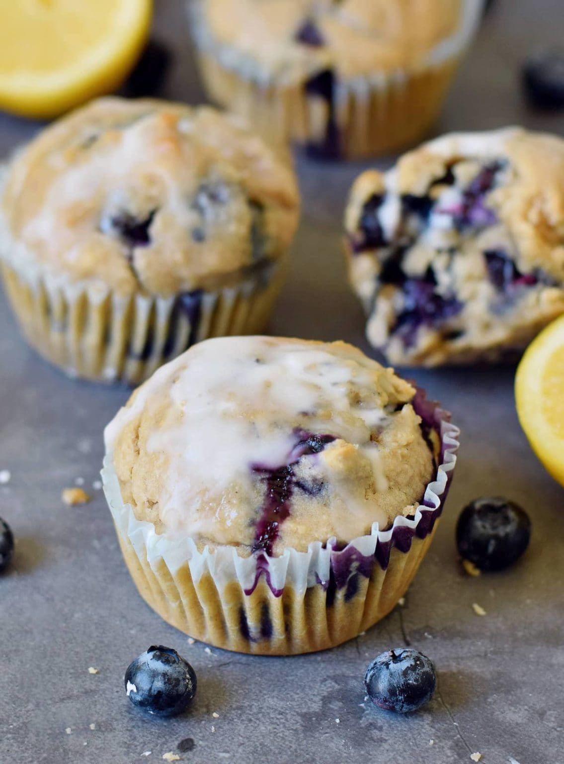 Vegan Blueberry Muffins | Gluten-Free &amp; Easy - Elavegan