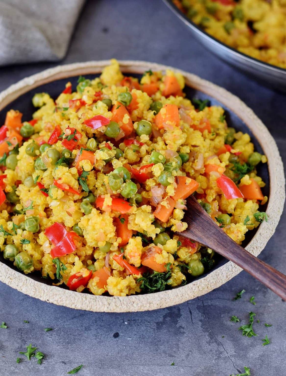 Quinoa Pilaf With Vegetables | Easy Recipe - Elavegan