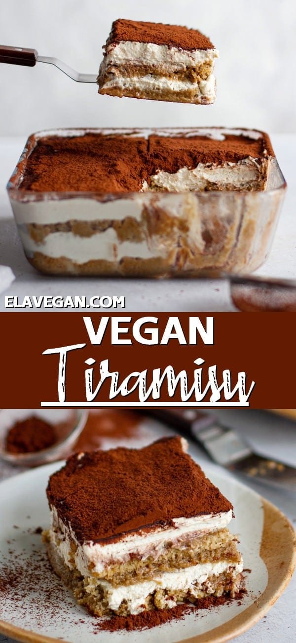 Pinterest Collage Vegan Tiramisu