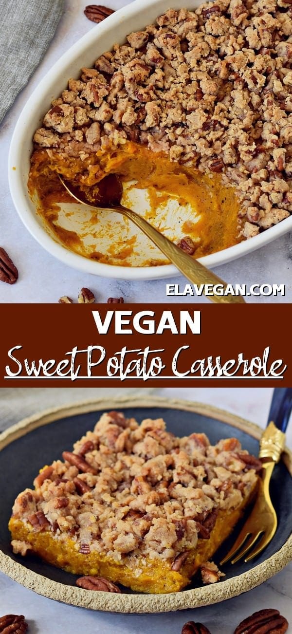 Pinterest Collage Vegan Sweet Potato Casserole
