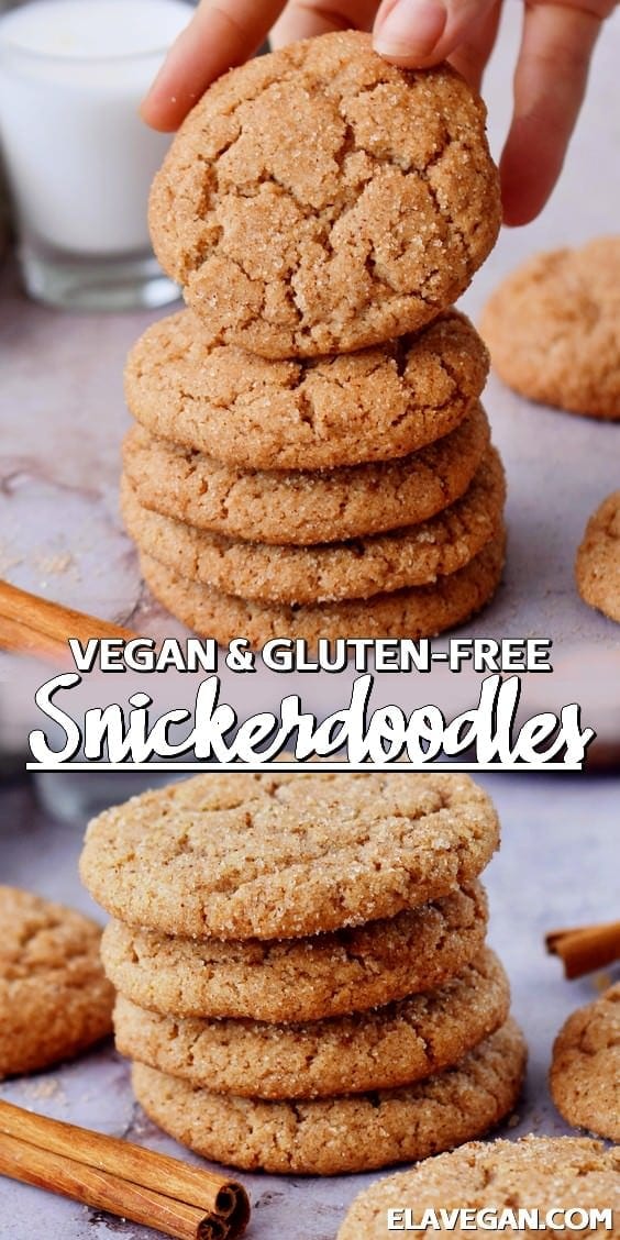 Pinterest Collage vegan snickerdoodles