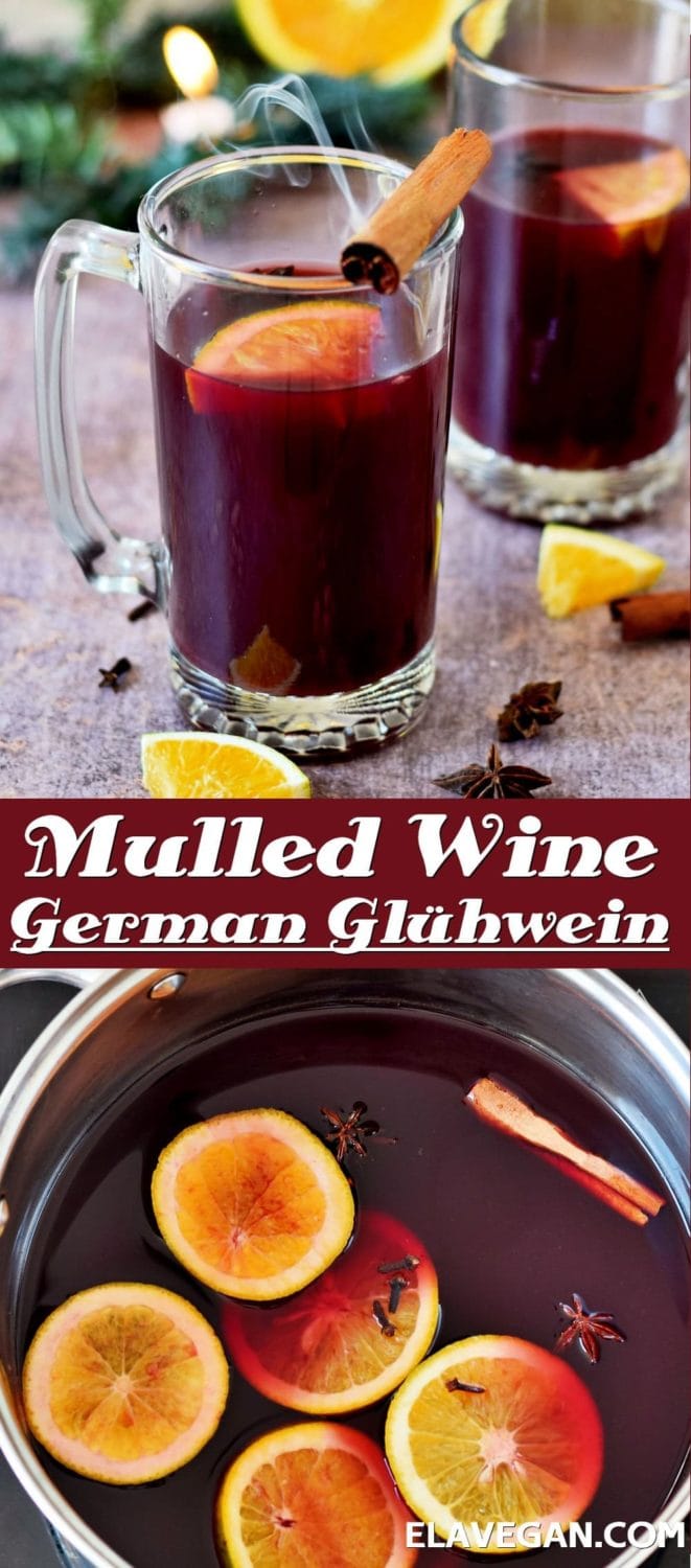 Pinterest Collage mulled wine German Glühwein