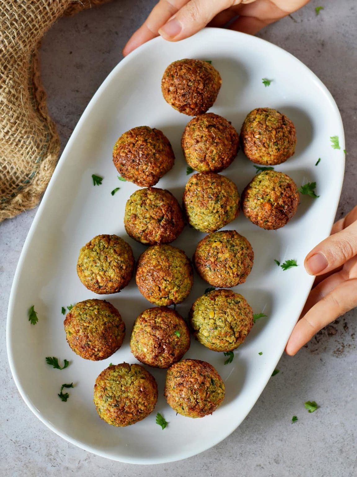 Air Fryer Falafel Recipe (GlutenFree, Vegan) Elavegan