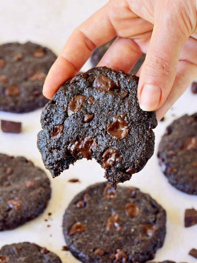 Flourless Chocolate Cookies (Vegan, GF)