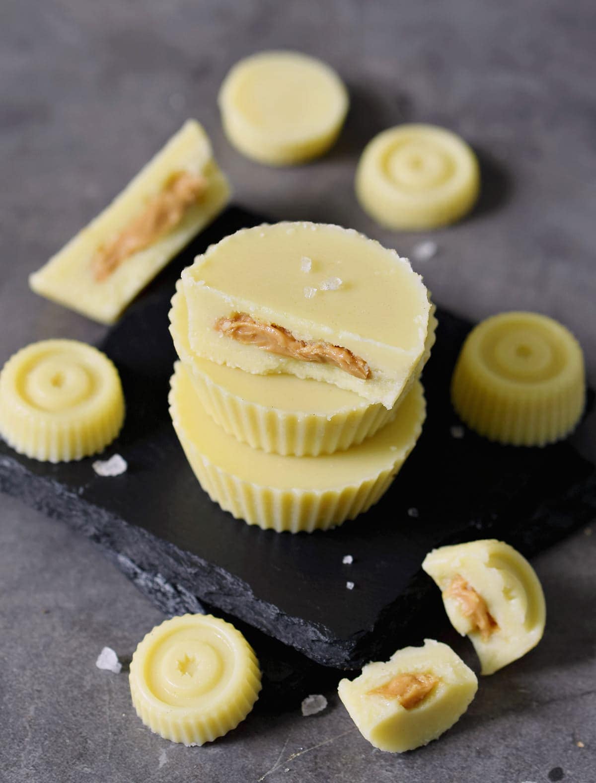 homemade white reese's cups