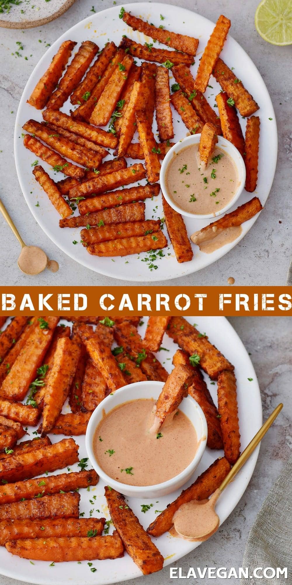 Pinterest Collage Baked Carrot Fries