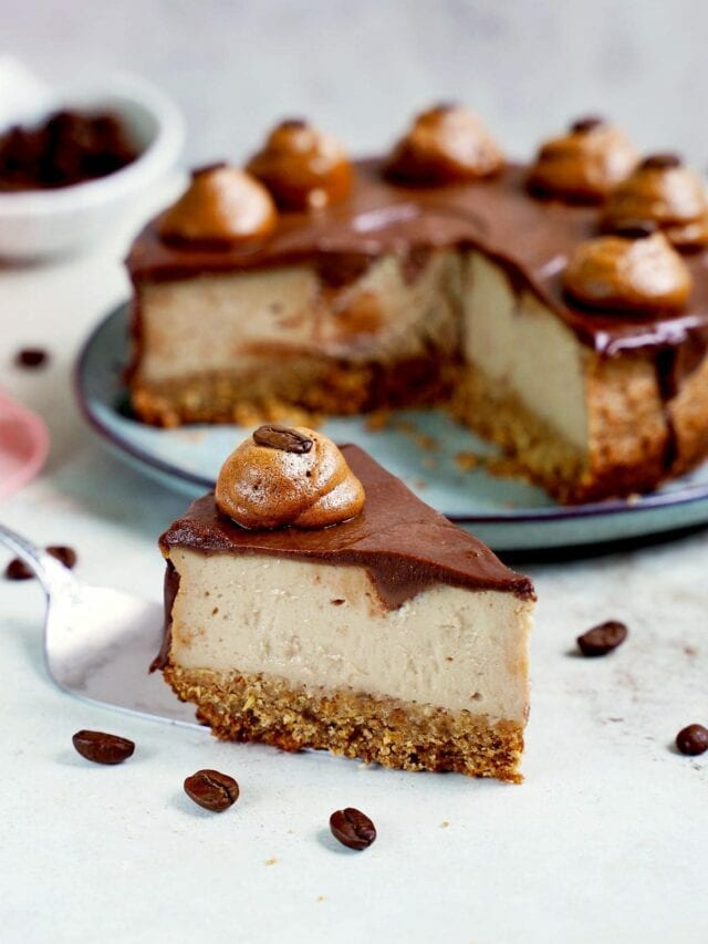 The Best Baked Coffee Cheesecake