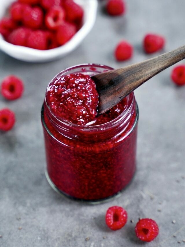 The Best Raspberry Chia Jam