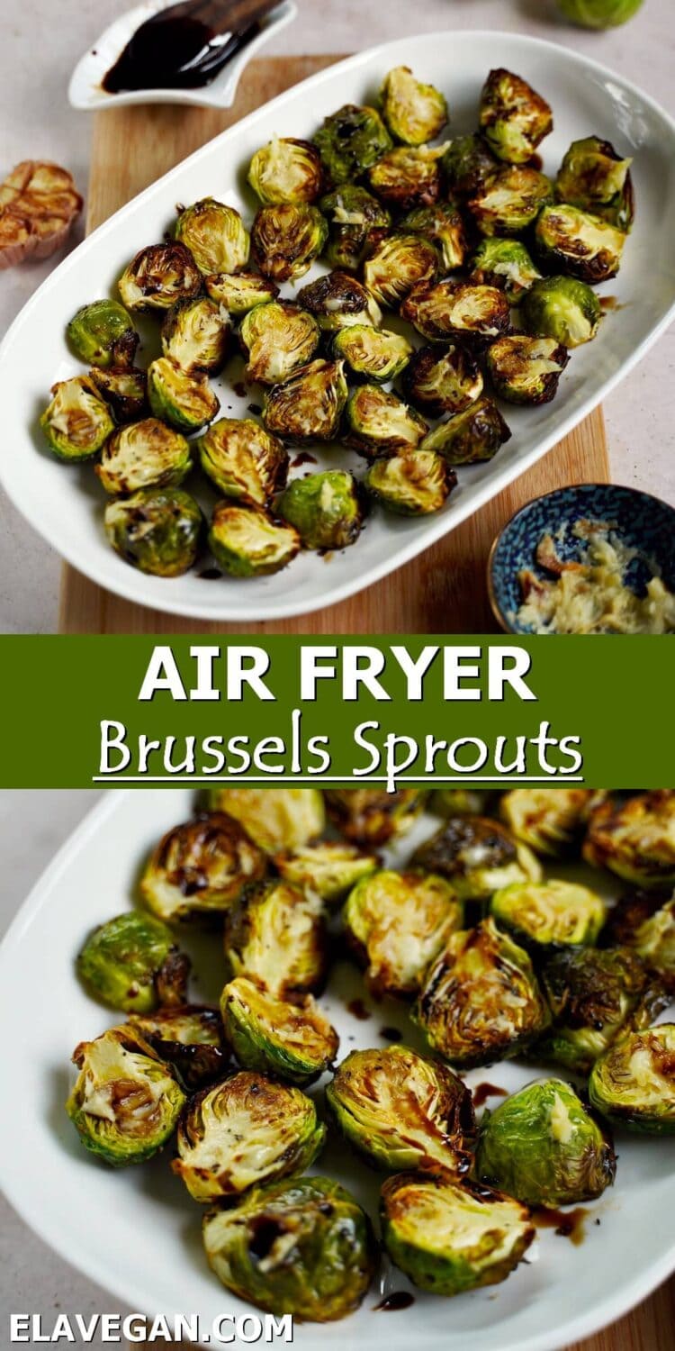 Pinterest Collage air fryer Brussels sprouts