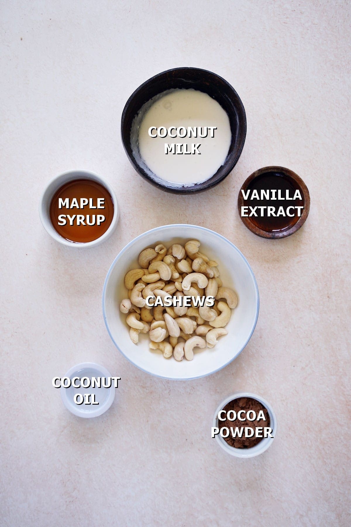 ingredients for cashew cream