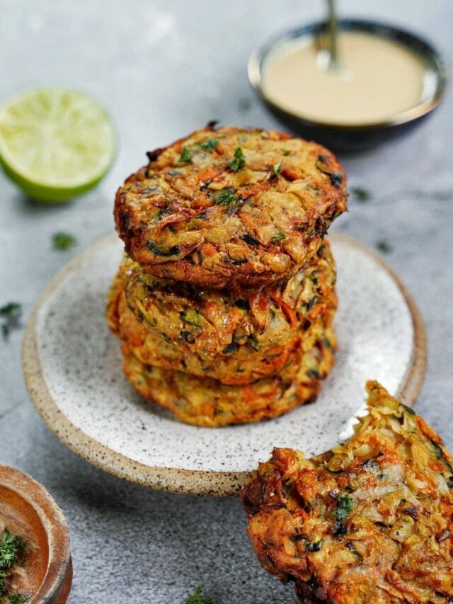 Vegetable Fritters with Zucchini and Potato
