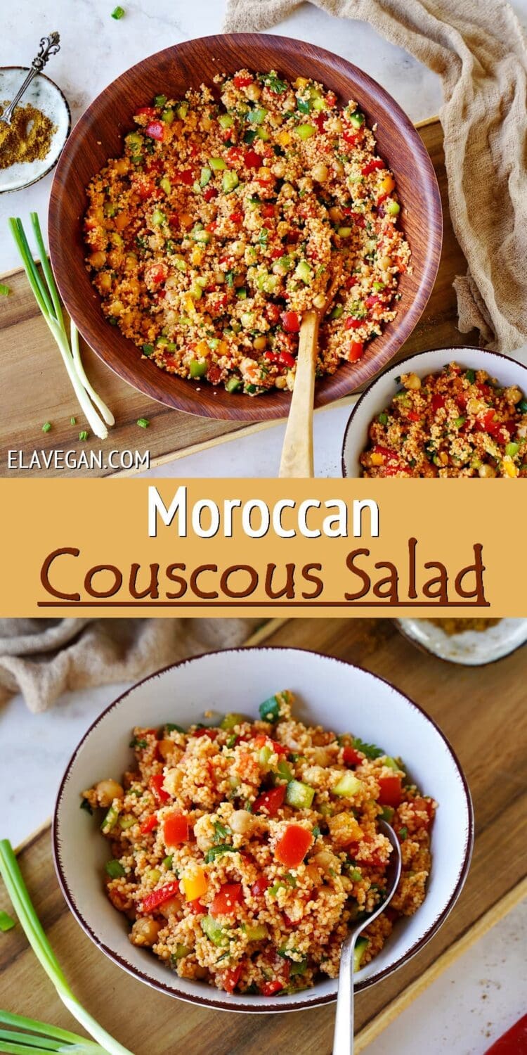 Pinterest Collage Moroccan Couscous Salad