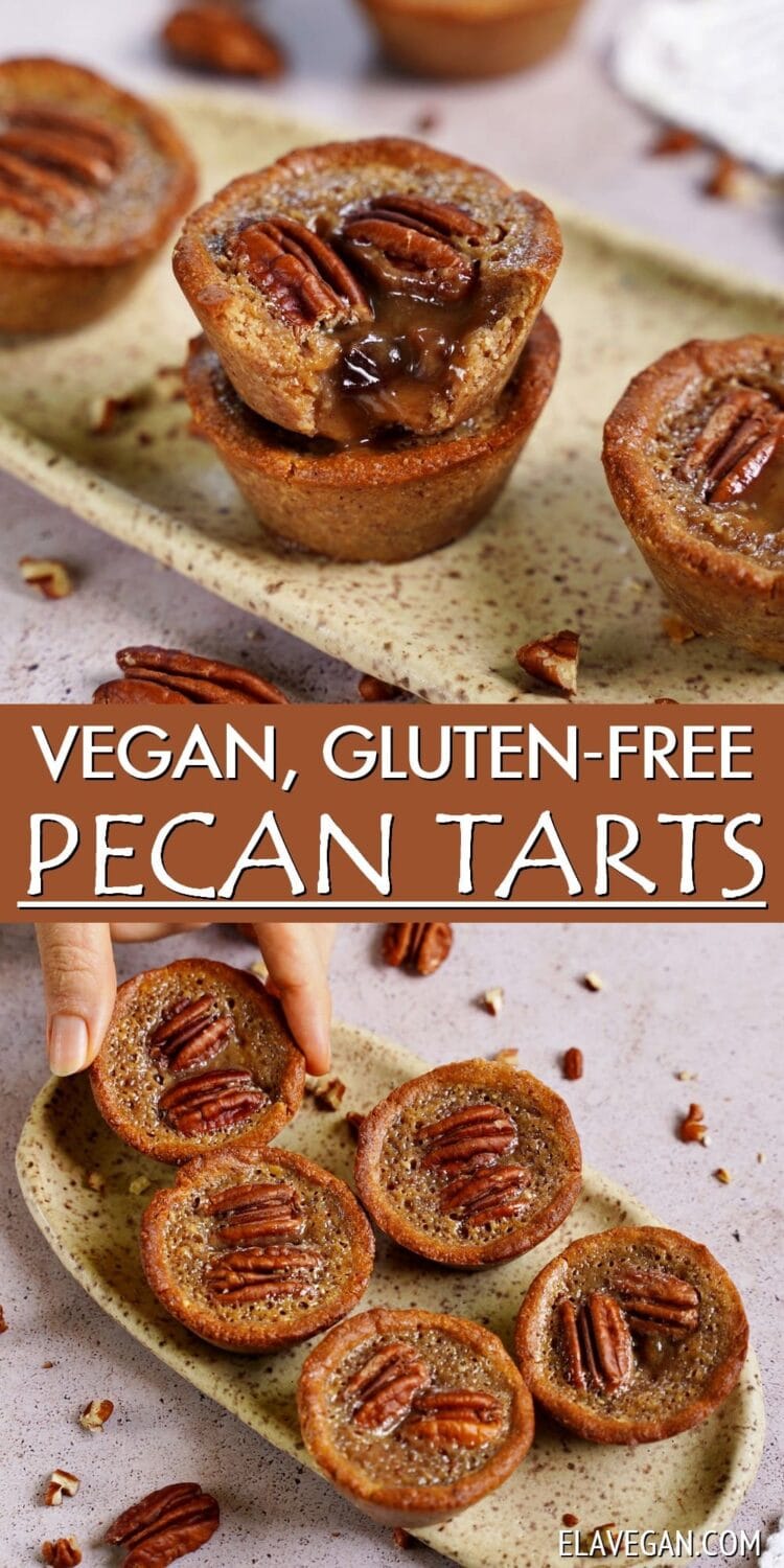 Pecan Tarts (Vegan Butter Tarts)