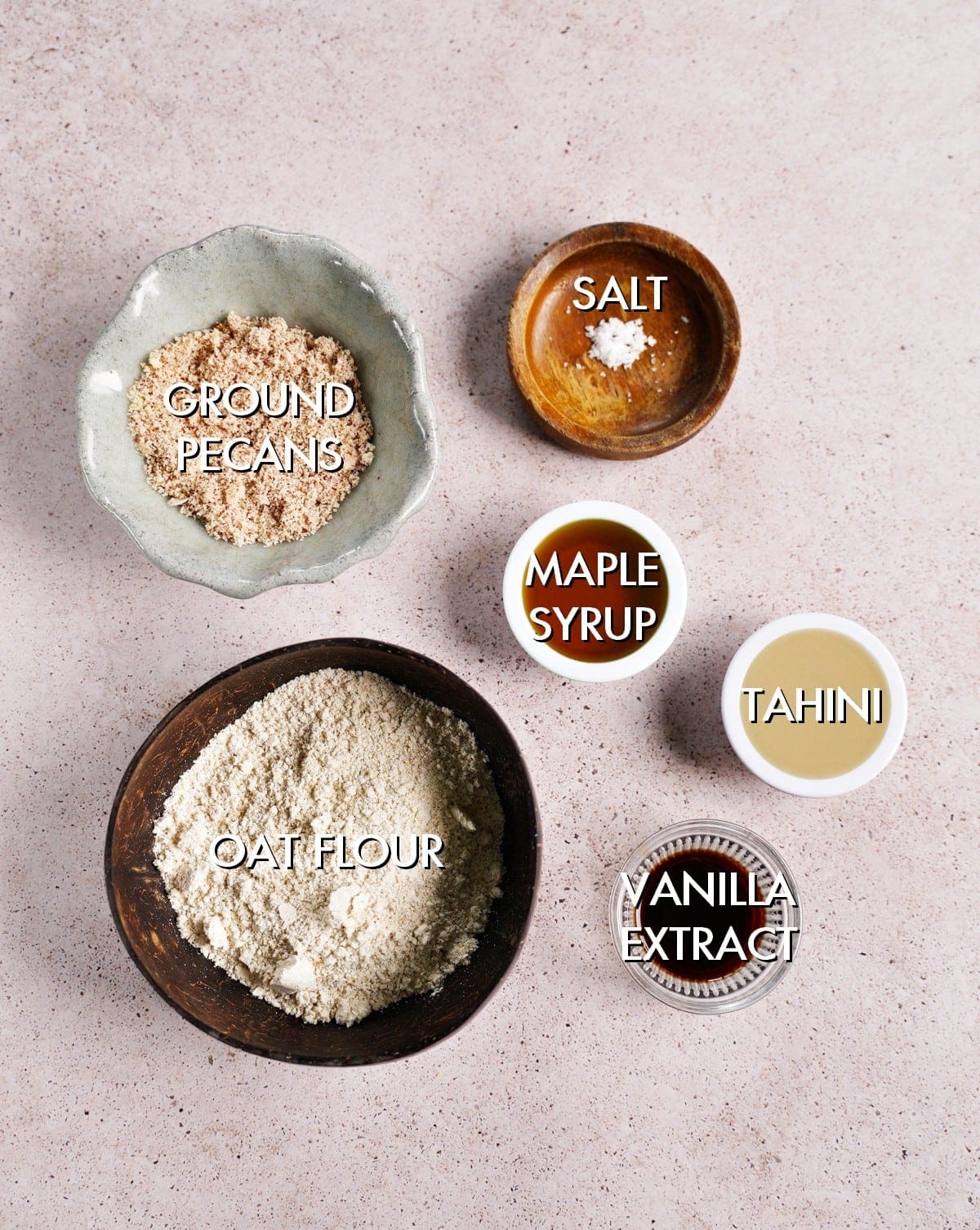 crust ingredients with labels
