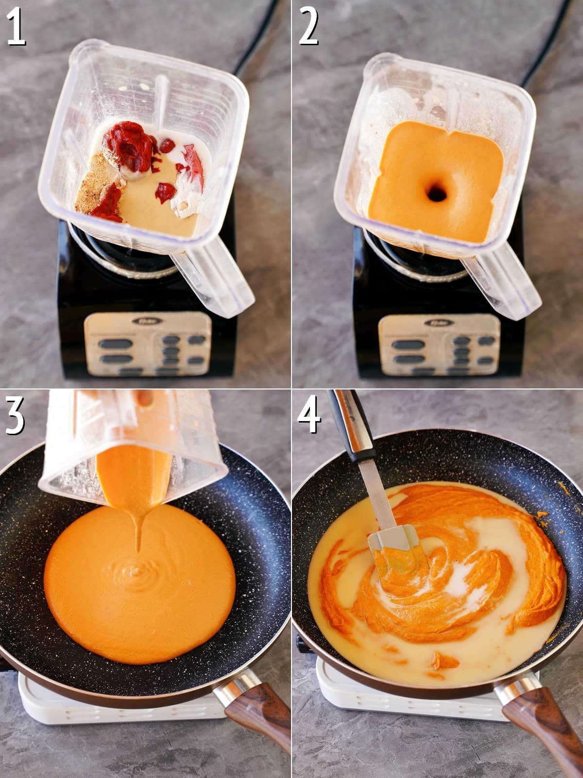 4 Fotos, die Schritt für Schritt zeigen, wie man Käse ohne Milchprodukte herstellt