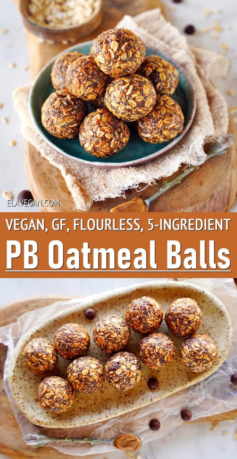 Pinterest Collage PB Oatmeal Balls