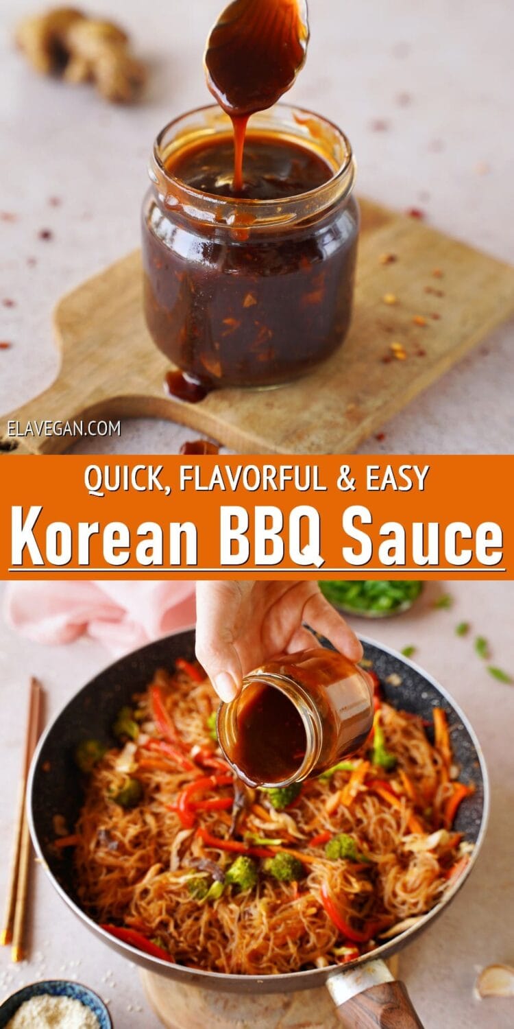 Pinterest quick, flavorful, easy Korean BBQ Sauce